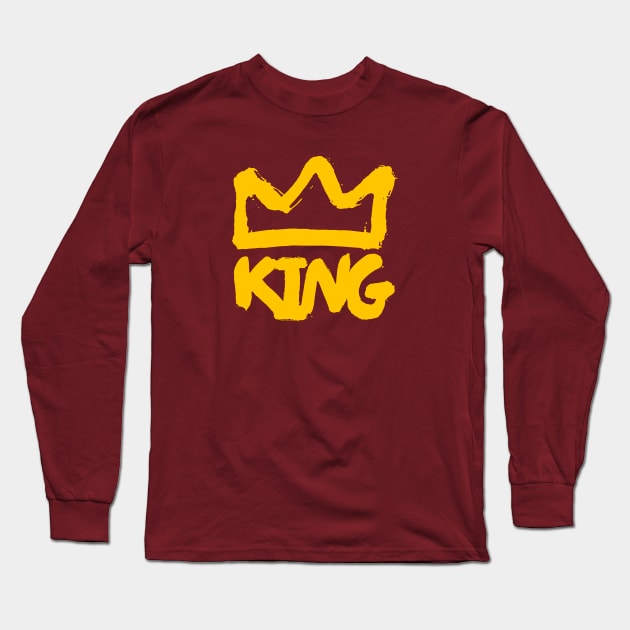 KING Long Sleeve T-Shirt by undergroundART